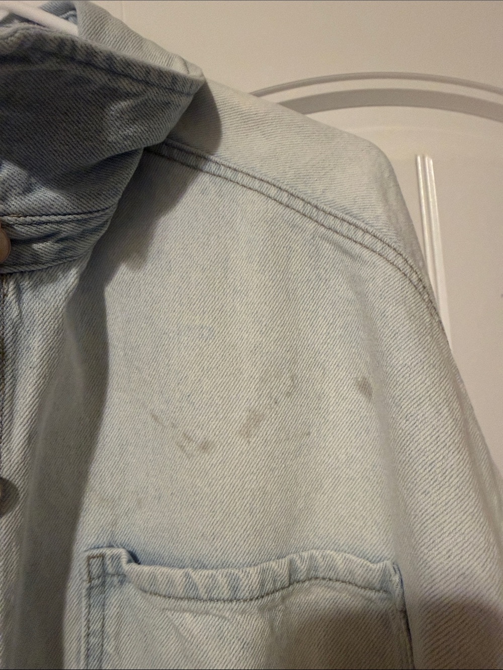 Celebrity Pink Light Blue Denim Jacket - Picture 4 of 4